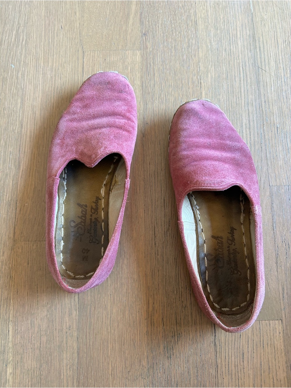 Sabah Pink Suede Slip-Ons – Men’s EU 40